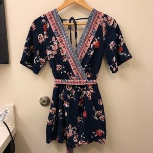 Floral romper